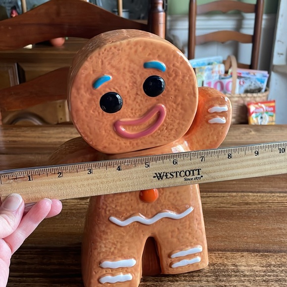Vintage Large Gingerbread Man Cookie Jar - Picture 3 of 13